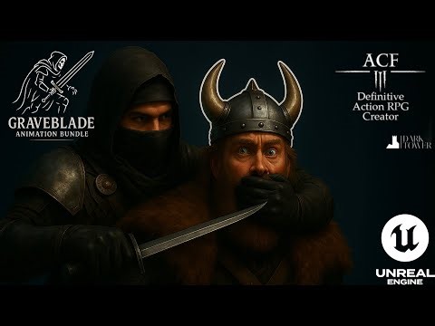 Unreal Engine 5 Melee Combat Demo | ACF System + Graveblade Animation Bundle in Action