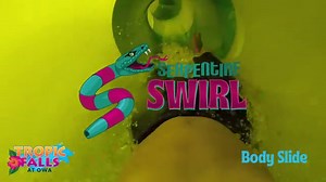 2K views · 30 reactions | We're  sssssso excited to reveal another fun slide name for Tropic Falls Indoor Waterpark, opening summer 2022! Serpentine Swirl is a body slide that accelerates riders through open flumes into back-to-back turns, a 360 and high-banking loops. #TropicFalls #VisitOWA Thanks to ProSlide Technology, Inc. for the footage. Actual slide colors may vary. | OWA Parks & Resort | Facebook