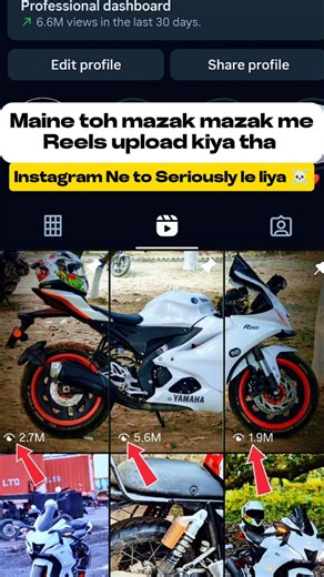 𝑺𝑨𝑯𝑬𝑵𝑺𝑯𝑨 on Instagram: "When Meet Instagram algorithms . . . . . . . . #trending #r15 #r15v4 #bike #instagramreels #algorithms #insta #instamood #trendingnow #viralshorts"