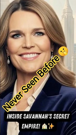Savannah Guthrie's $40M Empire! 💰🏠 - Biography Points #Shorts #BiographyPoints