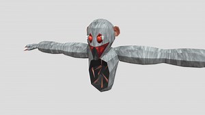 Capuchin female baboon - Download Free 3D model by TrusterWuster (@brich0431)