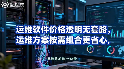 运维软件价格透明无套路，运维方案按需组合更省心