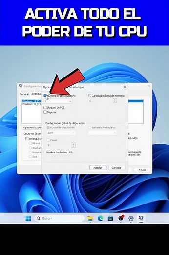 Activate 100% of your CPU in Windows ⚡ Improve performance NOW #windows #windowstips