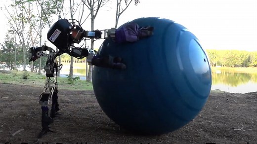 Beetle-inspired robots roll objects with new neural control system