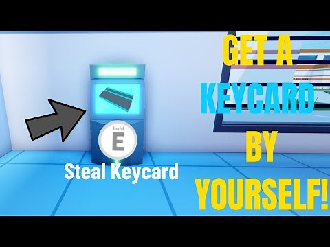 Roblox Jailbreak How To Get A Keycard By Yourself! | Brand New Method