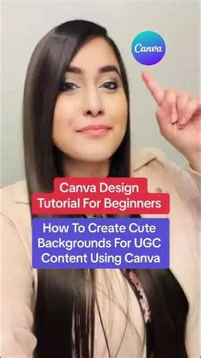 How to Create Cute Backgrounds for UGC Content Using Canva | Easy Canva Tutorial