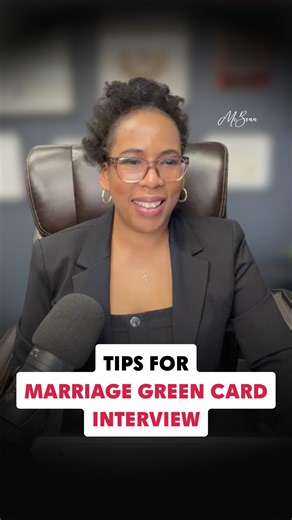 Getting ready for your marriage-based green card interview? The interview is a critical step in proving your relationship is genuine, but it doesn’t have to be stressful. USCIS officers want to see credibility, consistency, and honesty — not perfection. 💡 Enroll in our Green Card Interview Prep Course for Couples to get step-by-step guidance, practice questions, worksheets, and tips from Attorney LaToya McBean Pompy: https://latoyamcbean.mykajabi.com/opt-in At McBean Law, we help couples prepar
