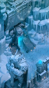 Winter is coming! Embrace the chill with the Frost Age Scenery, home of the Awakened King and his frozen legacy. #clashmas | Clash of Clans