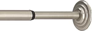 Umbra Coretto 1/2-Inch Tension Drapery Rod for Window, 24 to 36-Inch, Nickel