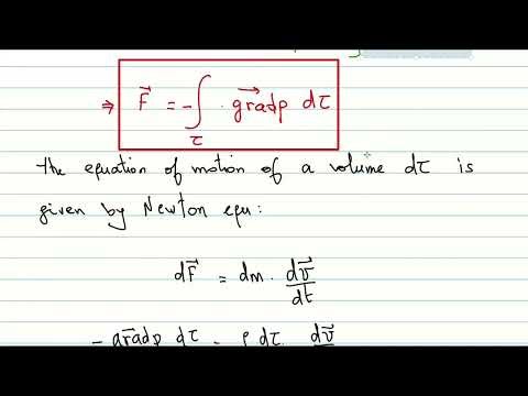 FM 03: Euler's equation for dynamic fluids