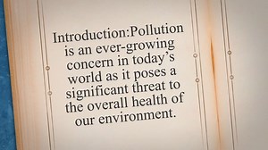 The Impact of Pollution on Environmental Health