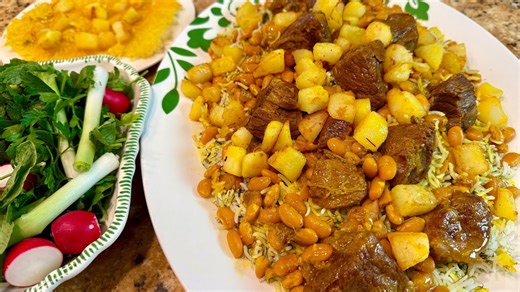 Hidden Persian gem: Kashani dill rice with lamb & white beans