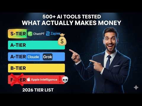 I Tested 500+ AI Tools - Here's What Actually Makes Money in 2026