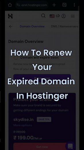 How to renew a domain