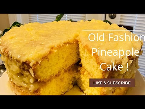 How to Make A Old Fashioned Pineapple Cake| Cake Box Hack| Easy & Delicious!