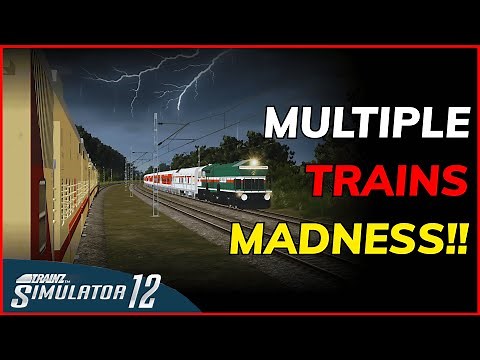 Trainz Simulator 12 PC is FUN - Multiple Train Madness - AryanMan