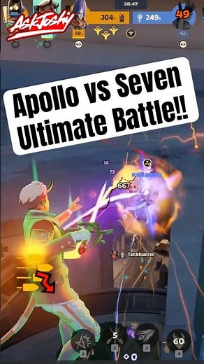 Deadlock Apollo vs Seven Ultimate Anime Battle!! ⚔️ Gameplay Build Tips Guide #deadlock #fpsgames