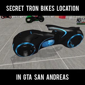 Secret Tron Bikes Garage Location - GTA San Andreas !! | The Game Debugger