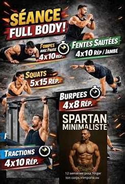 Réveil. Discipline. Transformation.Full Body #musculation #poidsdecorps #fullbodyworkout #spartan