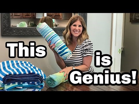 How to Do the Perfect Towel Roll- You Will Love It