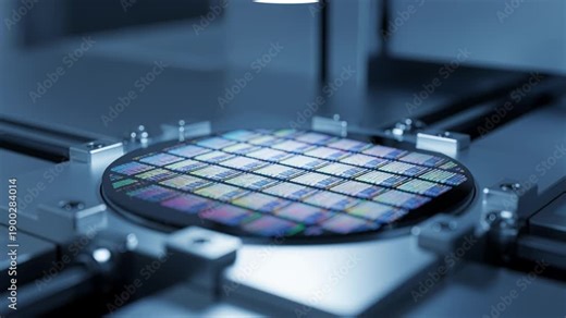 Cleanroom Testing Bay Evaluates Die Patterns Visually And Electronically