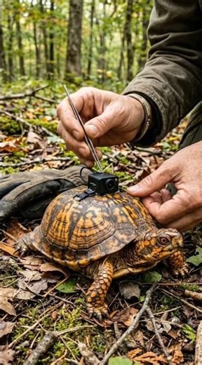Mounted Camera on an Eastern Box Turtle | Real POV Forest Documentary