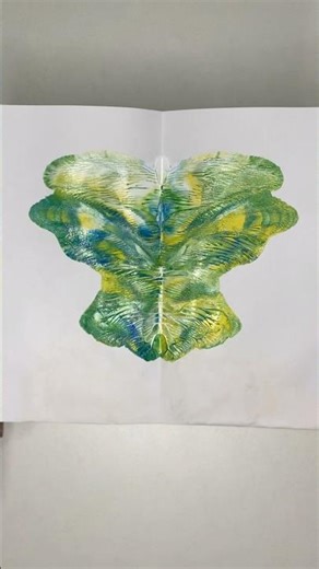 “Satisfying Abstract Butterfly Painting 🎨 #shorts