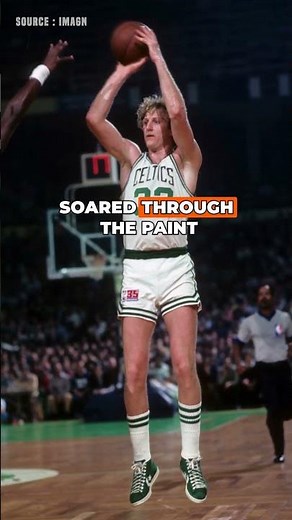 🏀🔥 Witness Larry Bird's epic dunk that will blow your mind! 😱