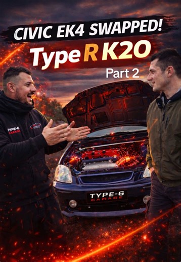 😱 ΤΡΕΛΟ; EK4 με K20 Type R κινητήρα ! 😈🔥 Τι γίνεται πραγματικά όταν ένα Honda Civic EK4 VTi φοράει ιαπωνικό K20 βελτιωμένο; Στο βίντεο κάνουμε πλήρη παρουσίαση του setup και πατήματα για να δούμε πώς αποδίδει, αλλά και για να ακούσουμε το θρυλικό VTEC στο όριο 🔥 #honda #jdm #k20 #vtec #carvideo