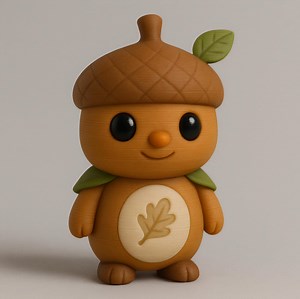 Aaron the Acorn Blind Box Keychain: Collectible Woodland Surprise - Etsy