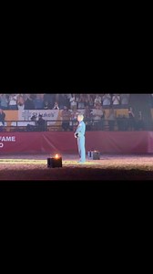 A standing ovation for Boise Police Officer Chris Dance during opening night of the Snake River Stampede. He was honored during “Hometown Heroes Night” for his heroic actions following a shooting at Boise Towne Square mall in 2021. | CBS 2 Boise