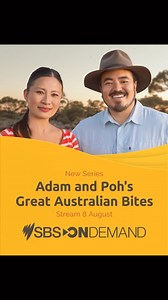 🍽 What is Australia’s National dish? Join Adam Liaw and Poh Ling Yeow on a road trip to explore some truly classic takes on some of our iconic dishes, alongside friends and familiar faces, including Maggie Beer, Ken Done, David Pocock, Prime Minister Anthony Albanese and more. Adam & Poh’s Great Australian Bites premieres Tuesday 8 August on @sbsondemand and @sbsfood . Episodes continue weekly. #AdamandPoh | SBS Food