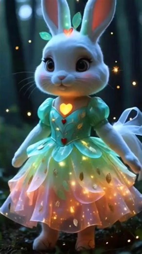 A beautiful rabbit that looks like a princess