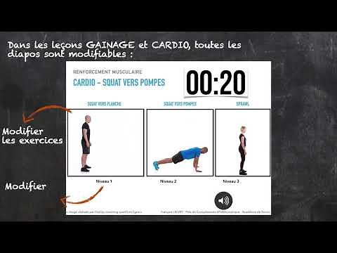 Intervention Pédagogique Particulière - Gainage, Cardio et Coordination - En collège - Cycle 4