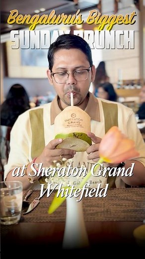 Bangalore Biggest Sunday Brunch | Sheraton Grand Whitefield | 5 Star Hotel Reviews | Best Brunch