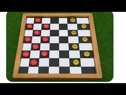 Checker board game || How to play checker game