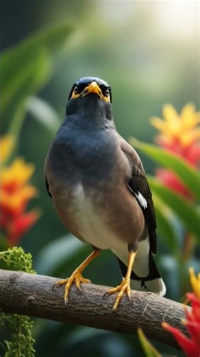 Sabse Cute Maina Bird Ever 🥰#mynabird#talkingmyna#mainabird#cutebirds