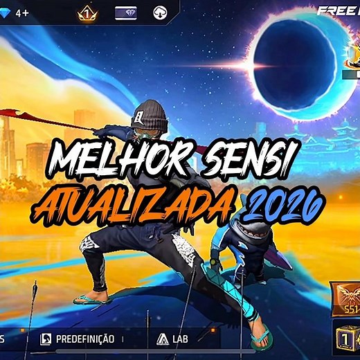 SENSI ATUALIZADA 2026 🎯 NOVA ATUALIZAÇÃO! a MELHOR SENSIBILIDADE COM E SEM DPI PARA SUBIR CAPA!!