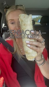 17K views · 147 reactions | Ok, this #breakfastburrito from a @shell gas station in  Pensacola, FL was so darn good and the people who worked there were all so kind! You can choose small or large! We went with the small for $4… chorizo + egg + cheese + beans + onions + cilantro!! #blondeswhoeat #pensacola #pensacolabeach #floridafoodie | Blondes Who Eat | Facebook
