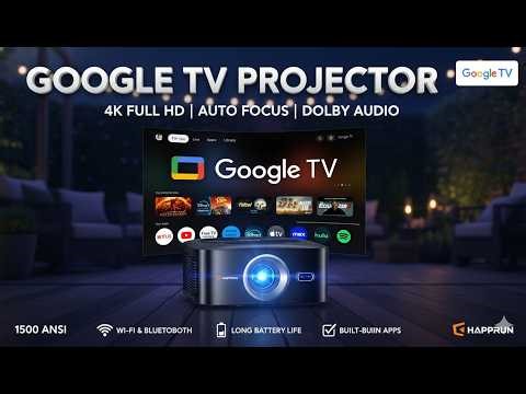 HAPPRUN 1500 ANSI Google TV Projector Review – Worth It?