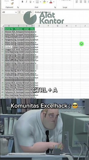 Cara Merapikan Tabel Excel Secara Otomatis