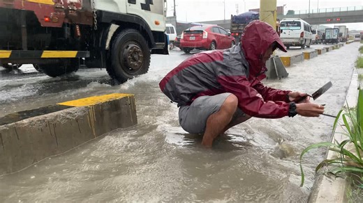 56K views · 980 reactions | Saving the City from Flood Drain Cleaning Under Heavy Rain Storm! | Phea Cleaning Culverts | Facebook