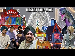 Niagara Falls After Dark: Crazy Road Trip With Friends | #niagarafalls #usaborder #niagara #roadtrip