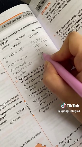 Volkanik Dağlar ve Kpss Coğrafya Kodlama