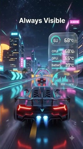 Monitor FPS & Temp in Real-Time | For Gaming Utility, CPU GPU Battery Temperature Gaming