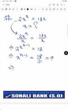 comparing solution | Math | Job
