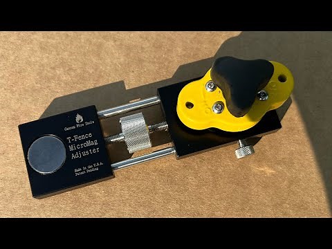T-Fence MicroMag Adjuster - How To Video - New Game Changing Table Saw Tool