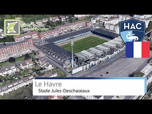 Stade Jules-Deschaseaux | Le Havre athletic club rugby | Google Earth | 2019
