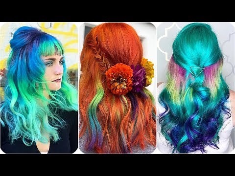 Colorful Hair ideas 💙Rainbow Color Hair Transformation! Hairstyle Tutorials Compilations #3