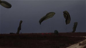 #Paratroopers assigned to Charlie Battery 2-319th Airborne Field Artillery Regiment, 2nd Brigade Combat Team, 82nd Airborne Division executed a heavy drop of equipment containing a M777 Howitzer at Salerno Drop Zone, on Fort Bragg, N.C, January 23, 2019. #BlackFalcons #FalconBrigade #LetsGo | 2nd Brigade Combat Team, 82nd Airborne Division